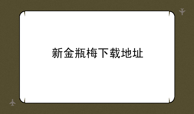 新金瓶梅下载地址