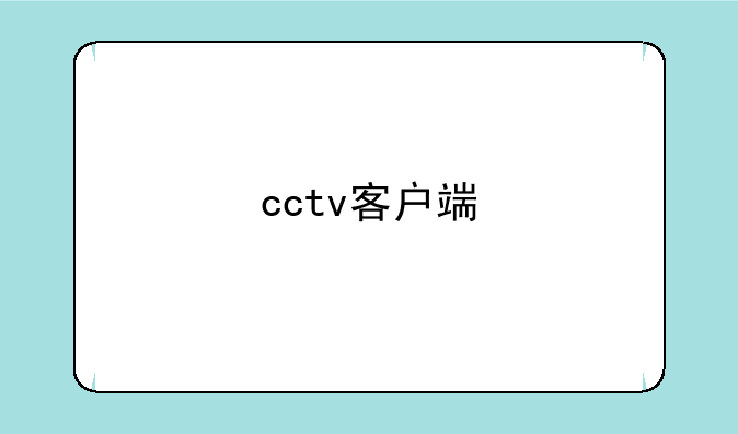 cctv客户端