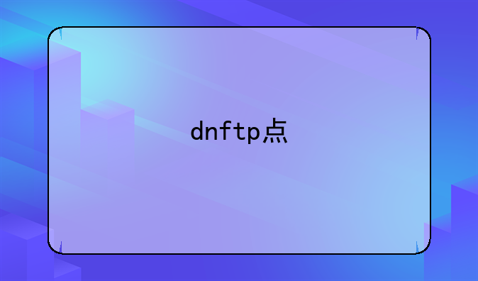 dnftp点